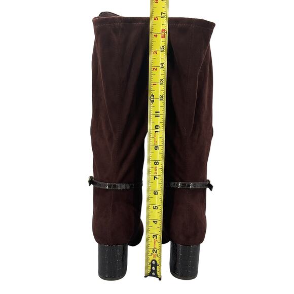 NEW Jones New York Women’s Isalee Knee High Dress Boots Brown Size 8M WC - Picture 3 of 10